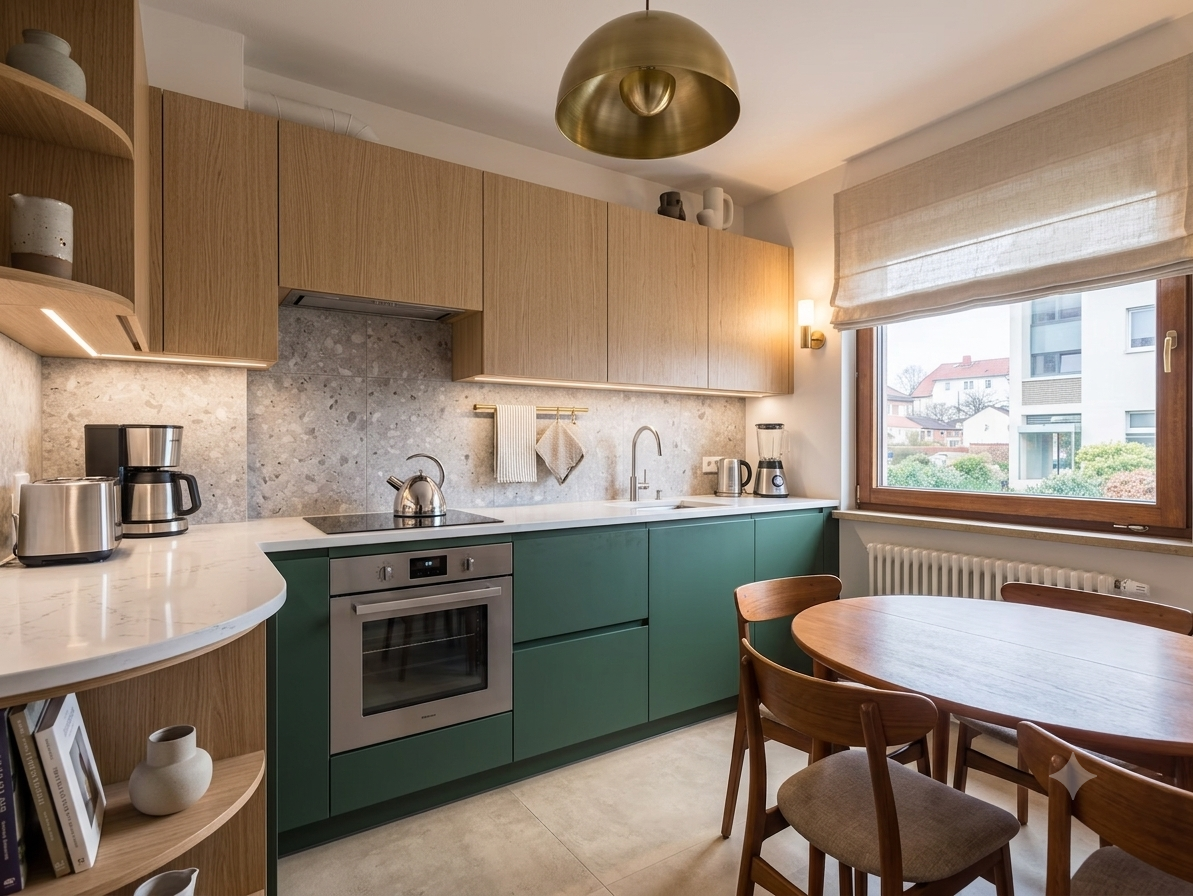 AI-edited kitchen